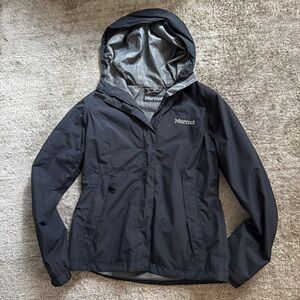 MARMOT Women’s PreCip Rain Jacket | Lightweight, Waterproof, Black, Small Z55180